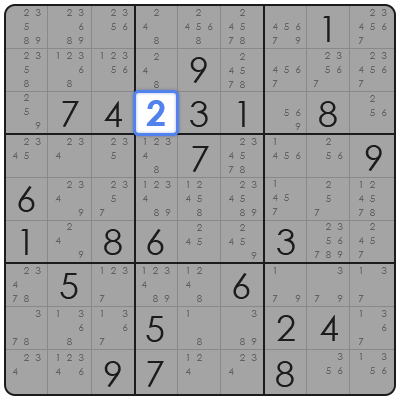 sudoku empty rectangle